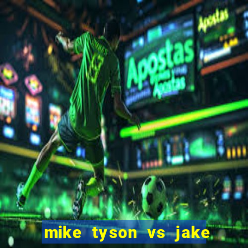 mike tyson vs jake paul assistir online